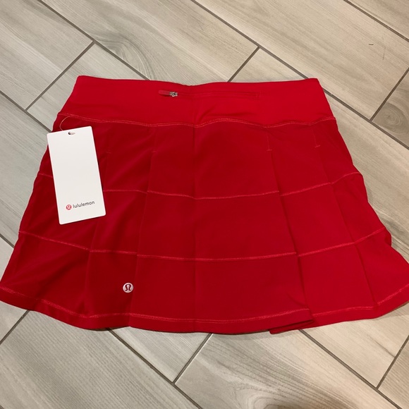 Lululemon Pace Rival Skirt Tall * Dark Red - Picture 2 of 6